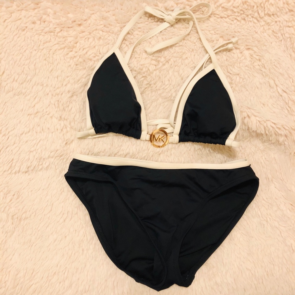 Black and white Michael kors bikini set